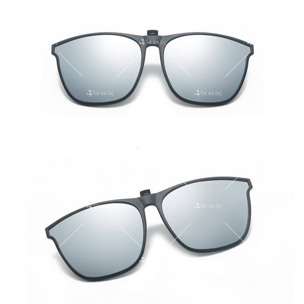 Класически модел слънчеви очила с огледални стъкла 8