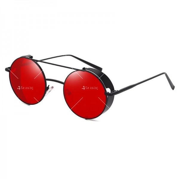 Ретро слънчеви очила с ветроустойчива кръгла рамка 13