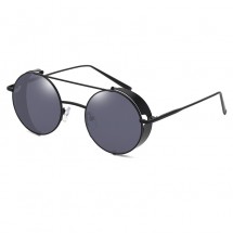 Ретро слънчеви очила с ветроустойчива кръгла рамка