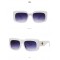 Ретро дамски слънчеви очила с ултра дебела рамка 10