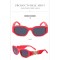 Дамски слънчеви очила в ретро стил и квадратни стъкла 25