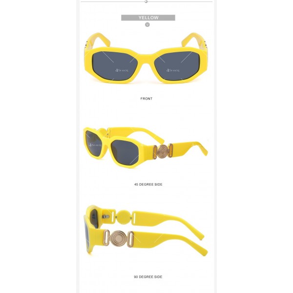 Дамски слънчеви очила в ретро стил и квадратни стъкла 29