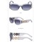Дамски слънчеви очила в ретро стил и квадратни стъкла 31