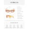 Дамски слънчеви очила в ретро стил и квадратни стъкла 37