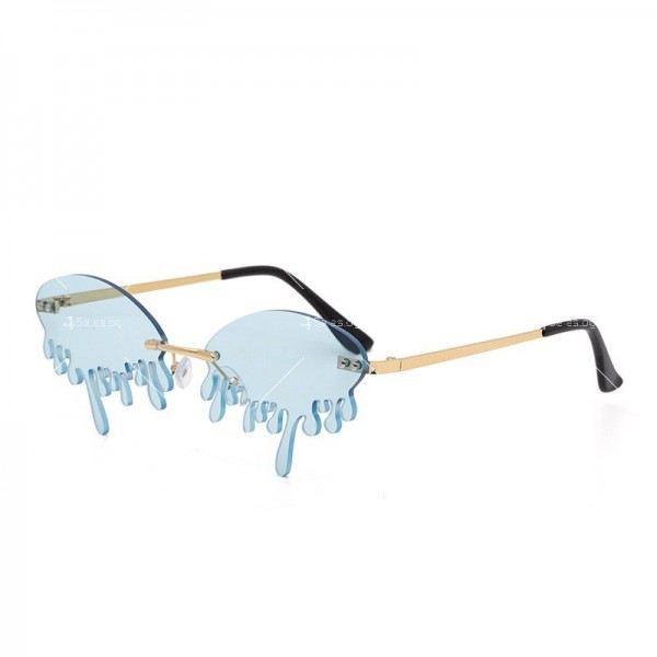 Дамски слънчеви очила с овални разтичащи се стъкла 3