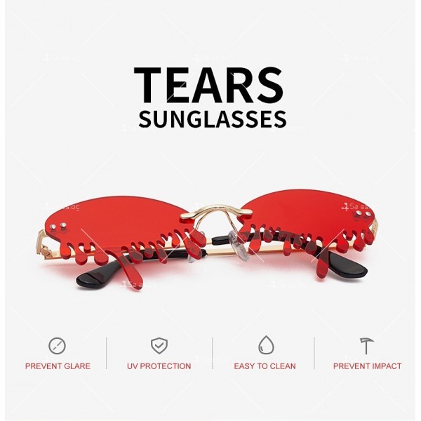 Дамски слънчеви очила с овални разтичащи се стъкла 12