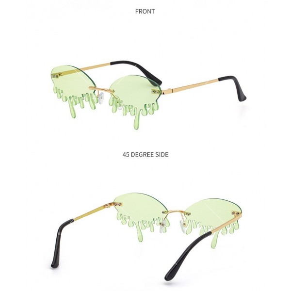 Дамски слънчеви очила с овални разтичащи се стъкла 14