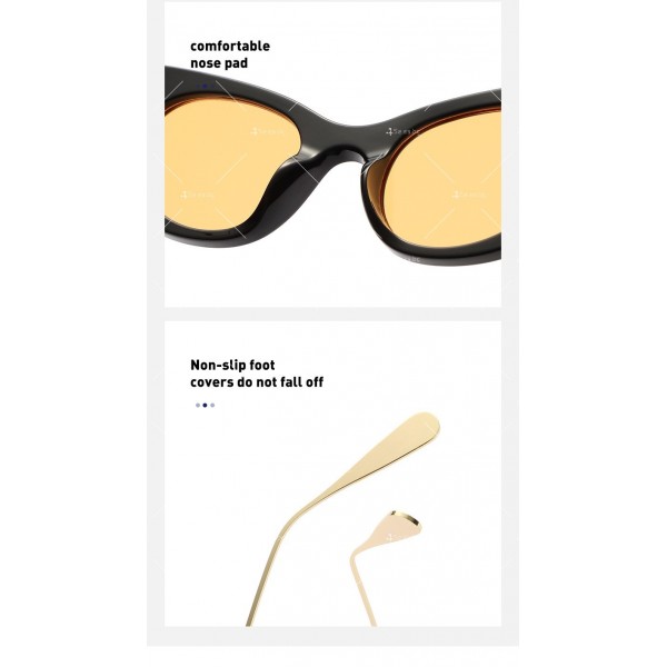 Дамски слънчеви очила със стъкла тип пеперуда 15
