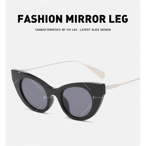 Дамски слънчеви очила със стъкла тип пеперуда 19