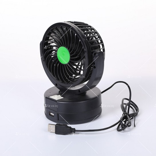 Преносим вентилатор за кола с USB зареждане TV1067-1