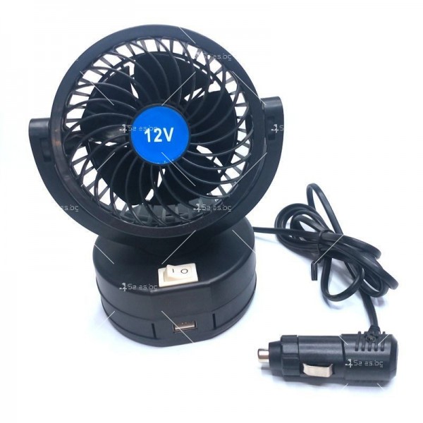 Преносим вентилатор за кола с USB зареждане TV1067-1 5