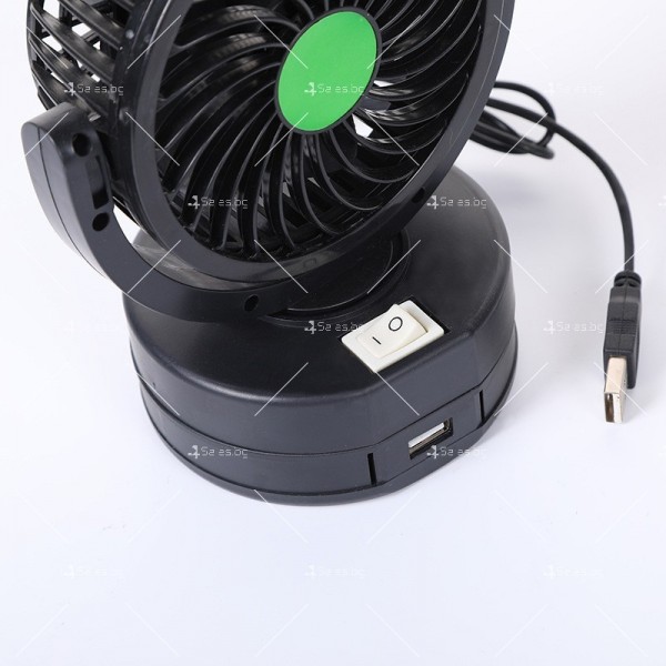 Преносим вентилатор за кола с USB зареждане TV1067-1 7
