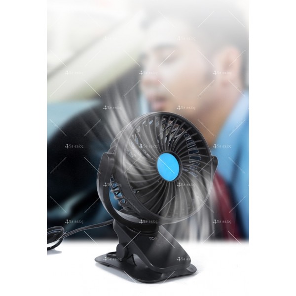 Мини портативен вентилатор със стойка за кола или бюро TV1072 7