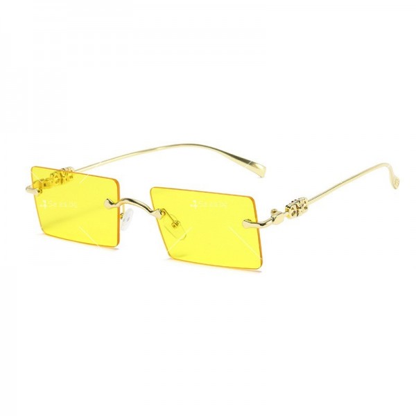 Унисекс квадратни слънчеви очила с тънки рамки 7