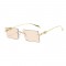 Унисекс квадратни слънчеви очила с тънки рамки 8