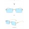 Унисекс квадратни слънчеви очила с тънки рамки 13