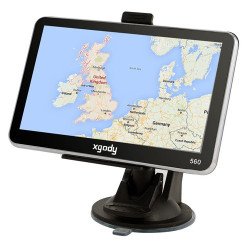 5 инчова GPS навигация за камион XGODY 560 с Bluetooth, карти от 2016 година 8