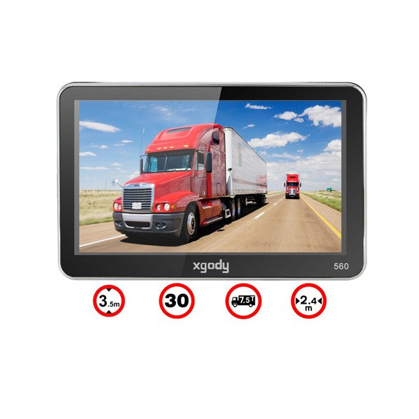 5 инчова GPS навигация за камион XGODY 560 с Bluetooth, карти от 2016 година 9