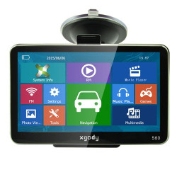 5 инчова GPS навигация за камион XGODY 560 с Bluetooth, карти от 2016 година 10