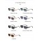 Дамски квадратни слънчеви очила с дебели метални дръжки 11