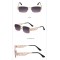 Дамски квадратни слънчеви очила с дебели метални дръжки 15