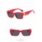 Ретро квадратни дамски слънчеви очила с декорация “B” на дръжките 5