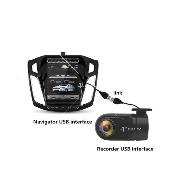 Предна USB камера за автомобил, HD1080P‎ - pk kam11 2