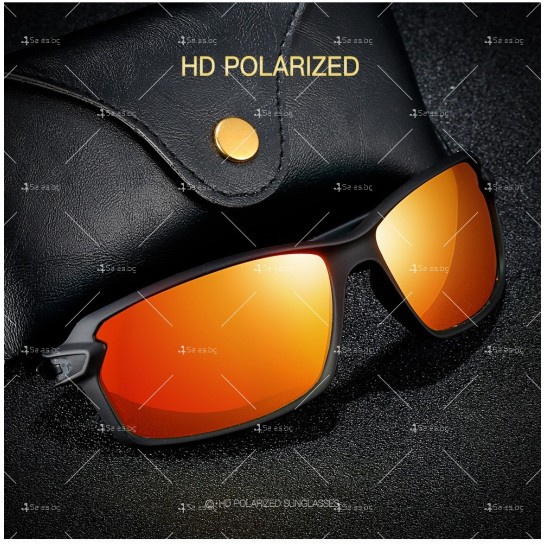 Унисекс поляризирани слънчеви очила с огледални стъкла