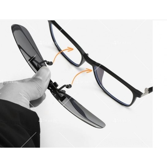 Поляризирани стъкла за очила с клипс
