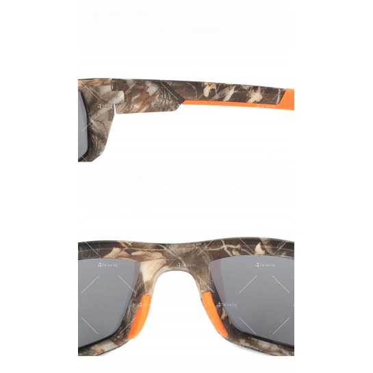 Мъжки спортни слънчеви очила с камуфлажна рамка