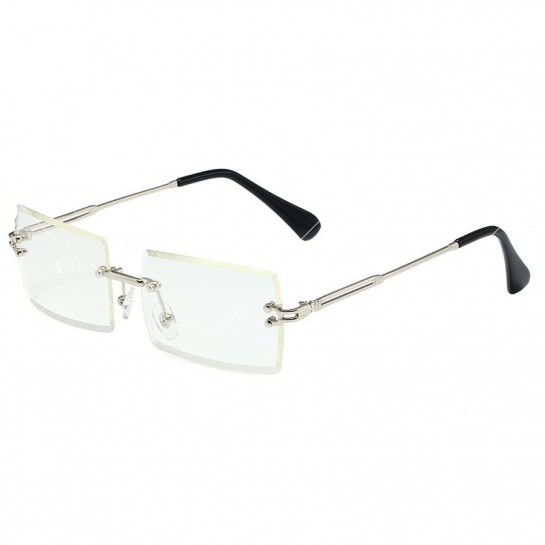 Дамски ефектни слънчеви очила с правоъгълни форми на стъклата