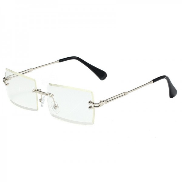 Дамски ефектни слънчеви очила с правоъгълни форми на стъклата 25