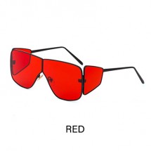 Слънчеви очила стил стиймпънк с големи стъкла и странични прегради
