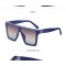 Дамски слънчеви очила с ретро дизайн и права рамка 14