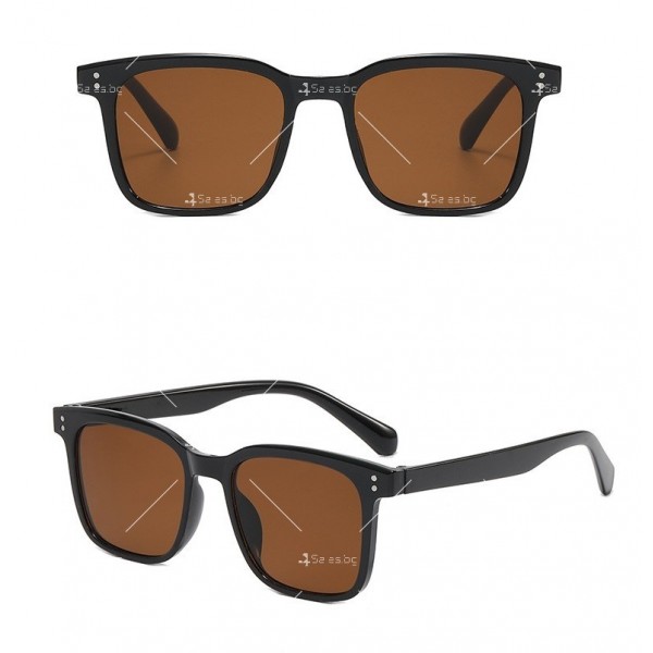 Слънчеви очила с квадратни стъкла, унисекс модел 1