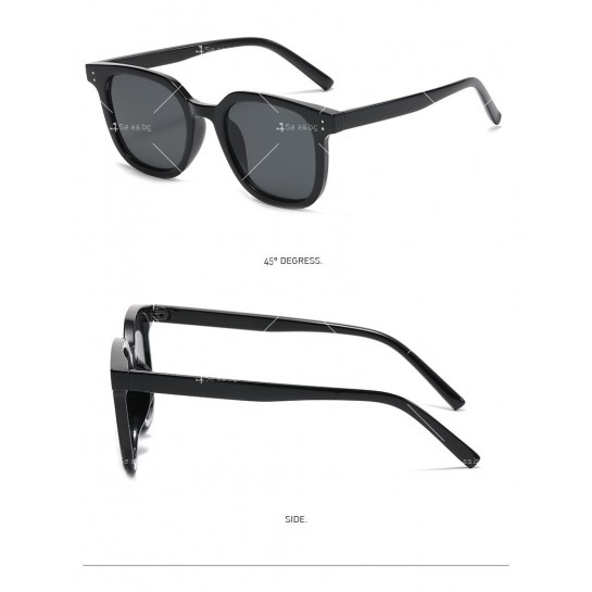 Слънчеви очила с квадратни стъкла, унисекс модел