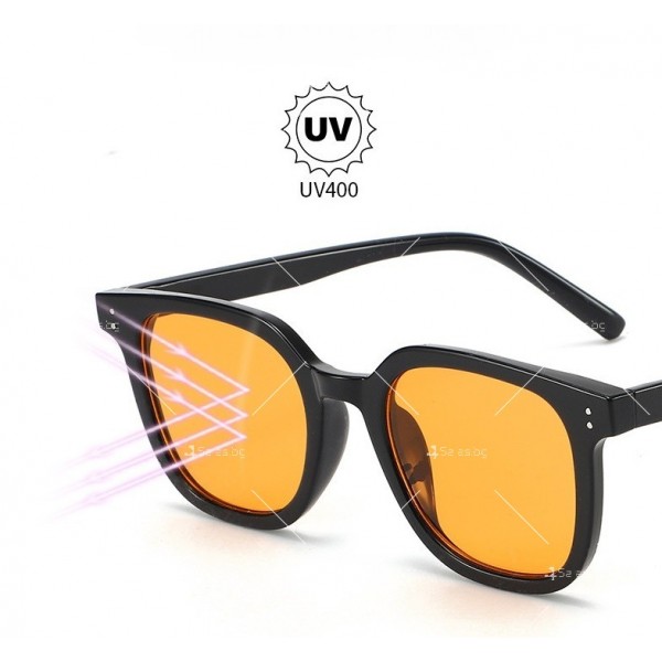 Слънчеви очила с квадратни стъкла, унисекс модел 11