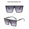 Дамски слънчеви очила с квадратни стъкла и цяла рамка в горната част 8
