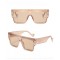 Дамски слънчеви очила с уголемени квадратни стъкла и дебели дръжки 2