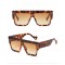 Дамски слънчеви очила с уголемени квадратни стъкла и дебели дръжки 5