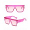 Дамски слънчеви очила с уголемени квадратни стъкла и дебели дръжки 6