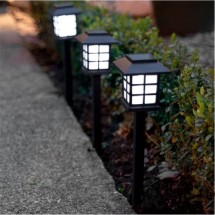 Комплект от 6 броя соларни LED лампи за двор и градина H LED69