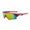 Мъжки спортни слънчеви очила с цветни стъкла и цветни дръжки 3