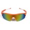 Мъжки спортни слънчеви очила с цветни стъкла и цветни дръжки 16