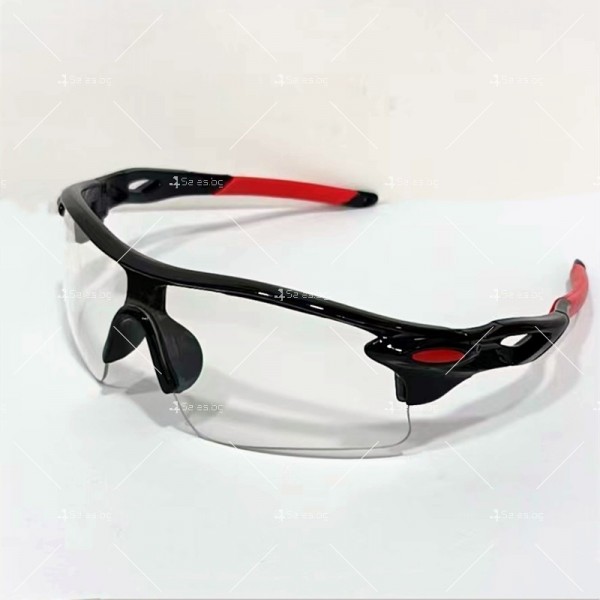 Мъжки спортни слънчеви очила с цветни стъкла и цветни дръжки 22