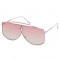 Унисекс слънчеви очила с тънки метални дръжки и рамка 7
