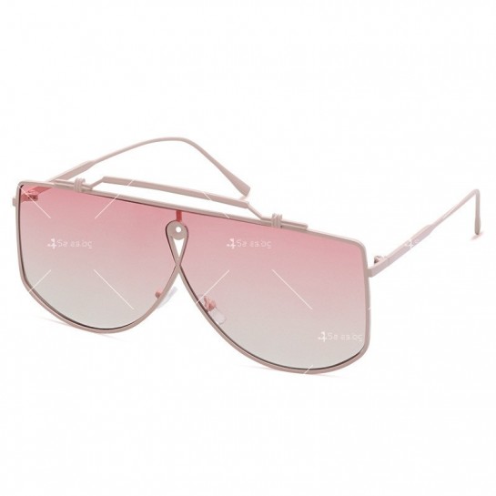 Унисекс слънчеви очила с тънки метални дръжки и рамка