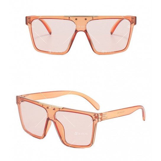 Унисекс слънчеви очила с квадратна форма на стъклата