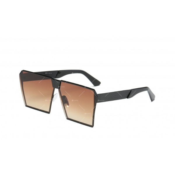 Унисекс слънчеви очила с квадратни стъкла и ефектни дръжки 20