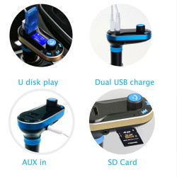 Bluetooth MP3 Player Timloon BT66, 2 USB порта, SD и MMC карта и LED екран 3